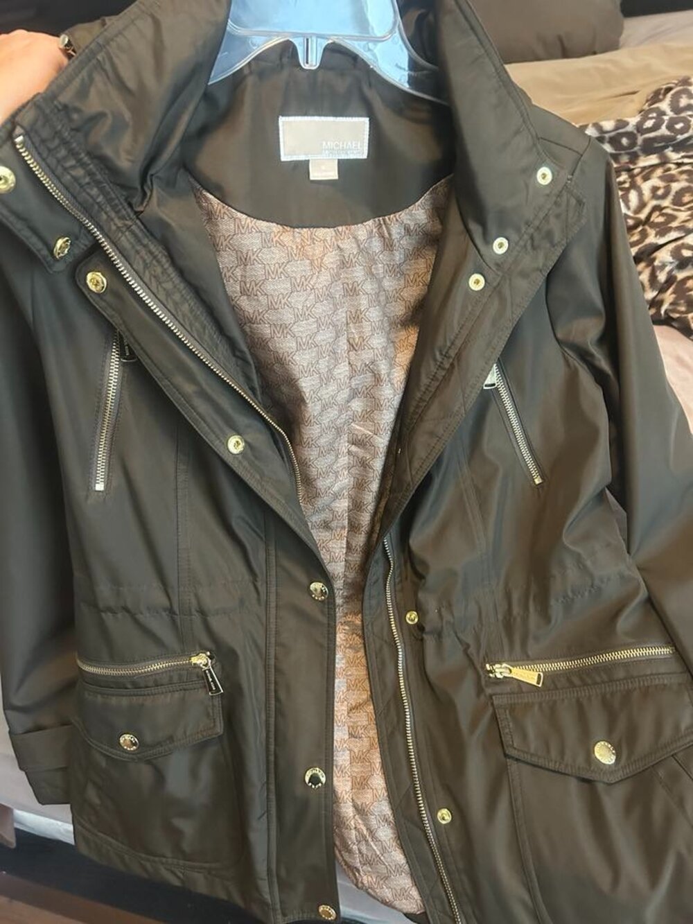 Michael Kors Zipper Logo Jacket M
